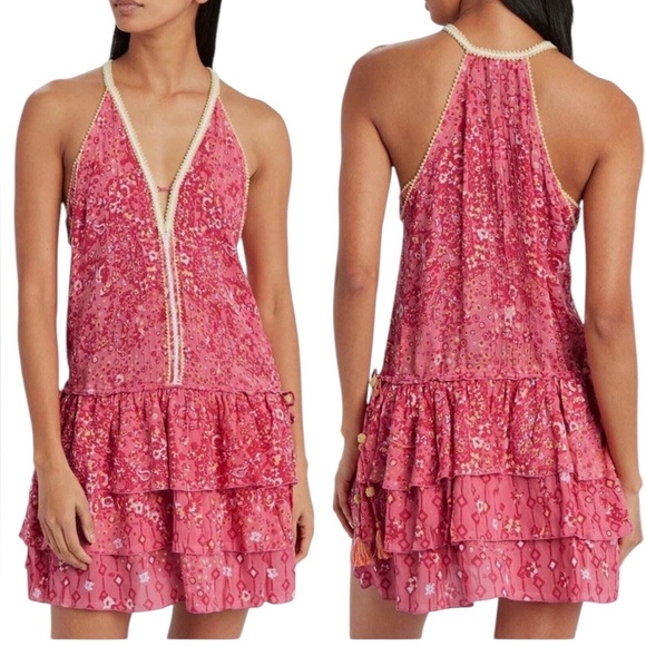 Poupette St. Barth Bety Mini Ruffle Dress - Picture 1 of 8